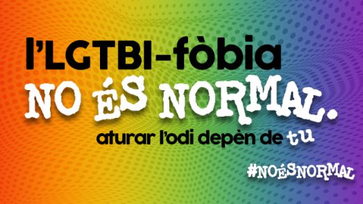 17 de maig: Plantem cara a l'LGTBI-fòbia